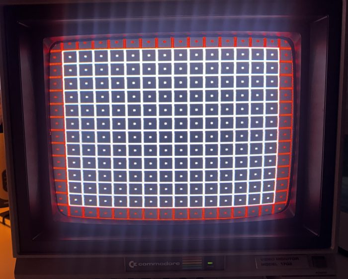 Commodore 1702 · Austin CRTs